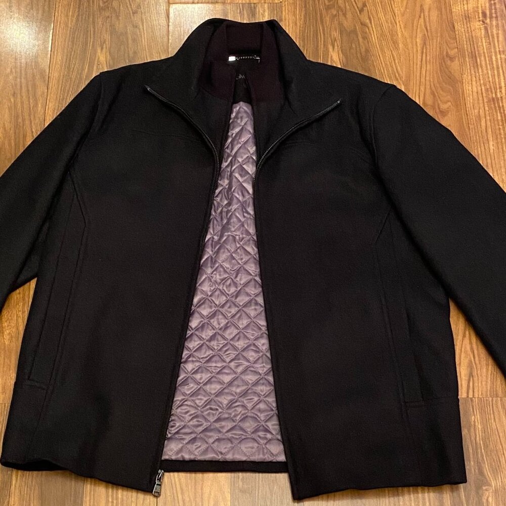 Calvin Klein Full Zipper Black Jacket Men's Size M
